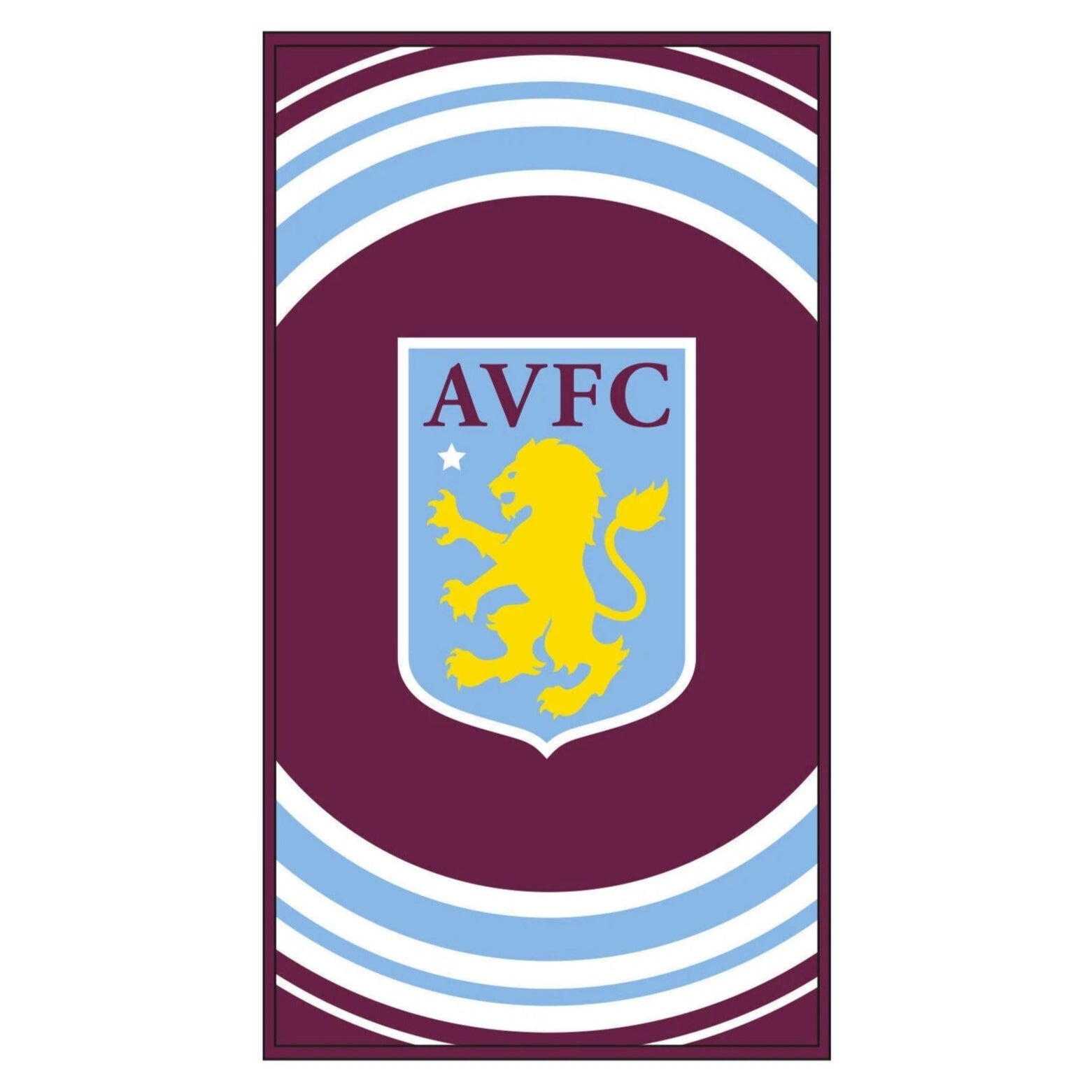 aston villa fc pulse towel